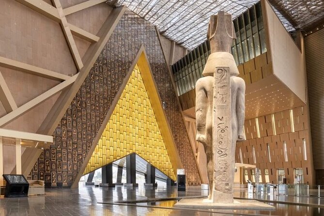 Grand Egyptian Museum - Starting outside in the museum gardens