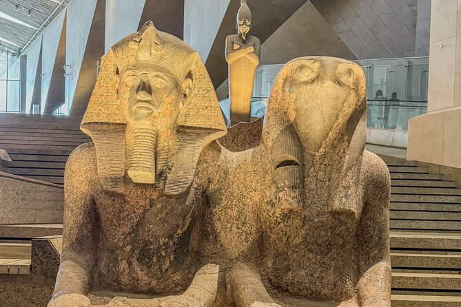 Grand Egyptian Museum and Pyramids of Giza Private Tour - A Simple Egyptian Lunch: Falafel or Koshari