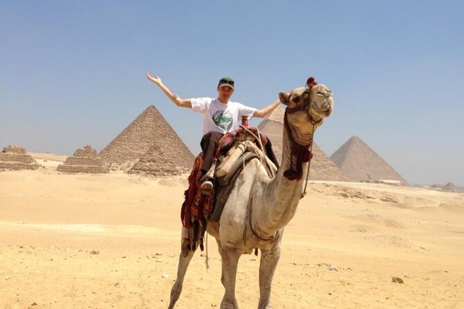 Grand Egyptian Museum,Giza Pyramids,Sphinx,Camel Ride&Lunch - Khafre and the panoramic pyramid view
