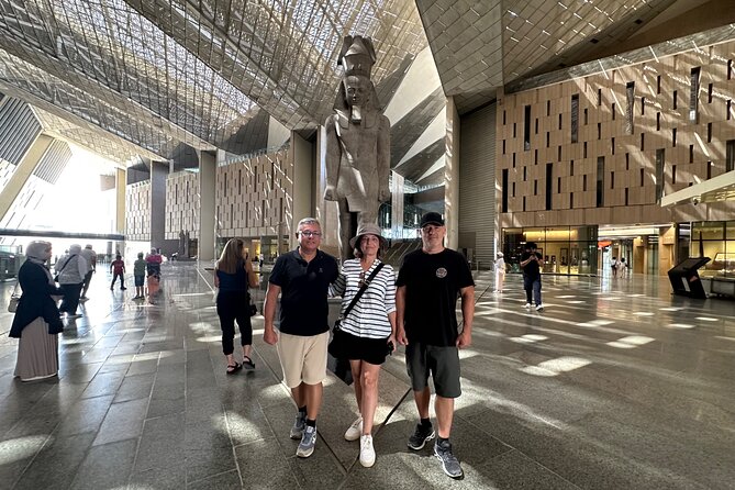 Grand Egyptian Museum, Grand staircase, New Galleries & lunch - The new galleries and their 8,000 artifacts