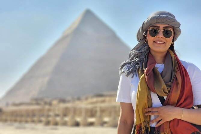 Guided Tour to Giza Pyramids ,Sphinx, Camel & inside the pyramids - Seeing the three pyramids up close