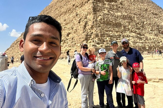 Guided tour to the Grand Egyptian Museum Giza Pyramids with Lunch - Private transport and the pace of the day