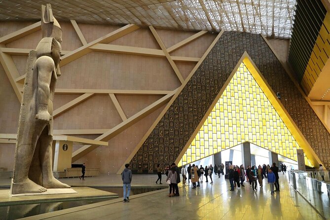 Guided tour to the Grand Egyptian Museum Giza Pyramids with Lunch - Getting close to the Great Sphinx