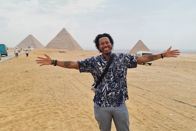 Half Day private guided tour Giza Pyramids,Sphinx,lunch,camel rid - Camel riding beside the pyramids