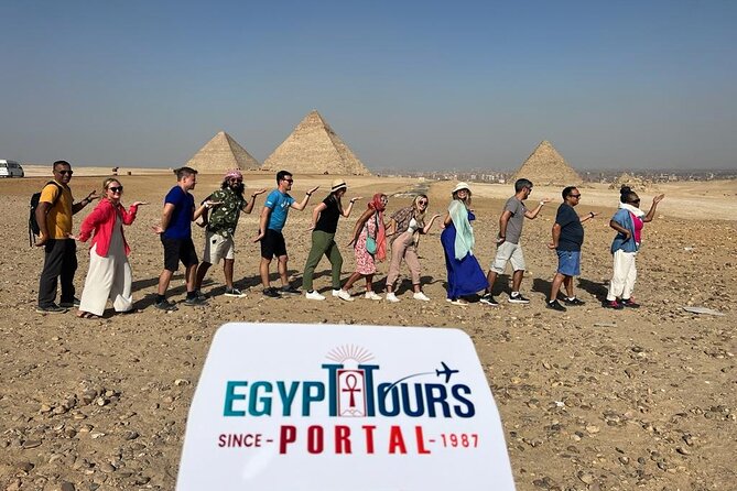 Half-Day to the Major-League Giza Pyramids & the Sphinx - Standing before the Great Pyramid of Khufu