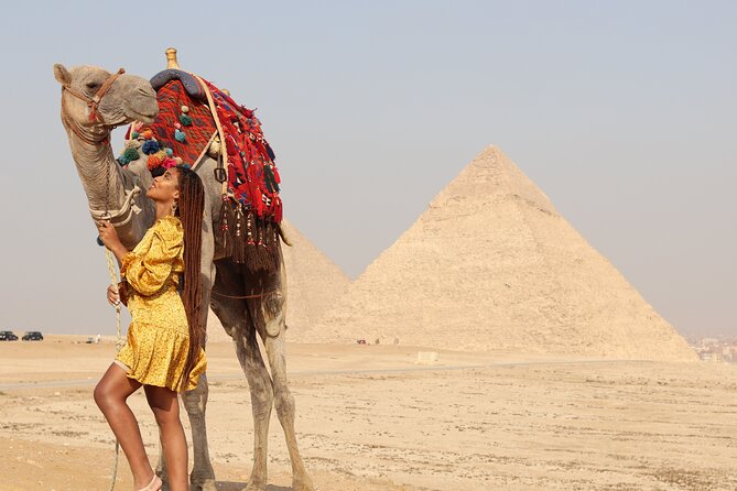 Half day tour in Giza pyramids , sphinx , panorama - Khafre, Menkaure, and the view from the plateau