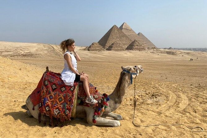 Half Day Tour to Giza pyramids, sphinx Lunch and camel ridding - Cheops, Khafre, and Menkaure in one morning