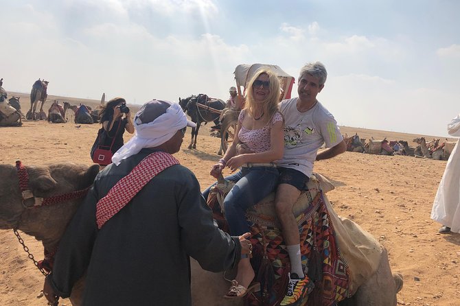Half dayTour Pyramids of Giza Sphinx including Camel ride - Pickup, timing, and the $57 value