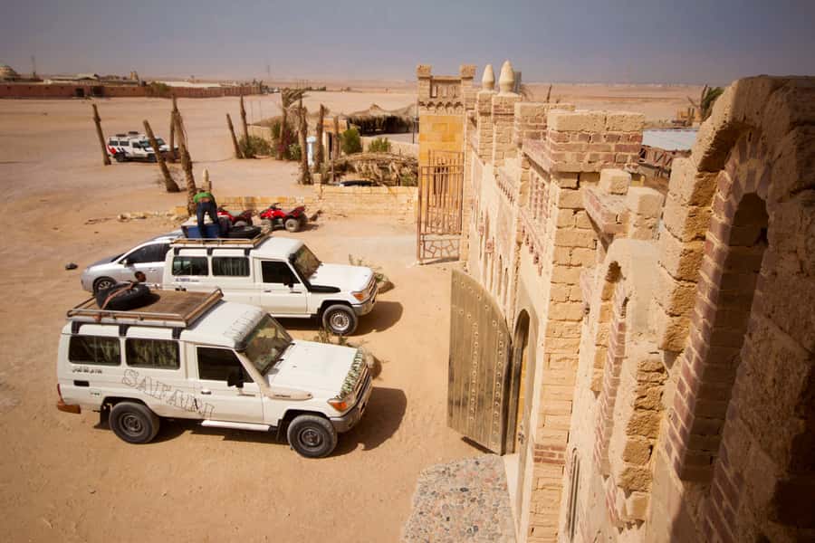 Hurghada: 6-Hour Jeep Desert Safari, Dinner, and Show - The Bedouin village and a short camel ride