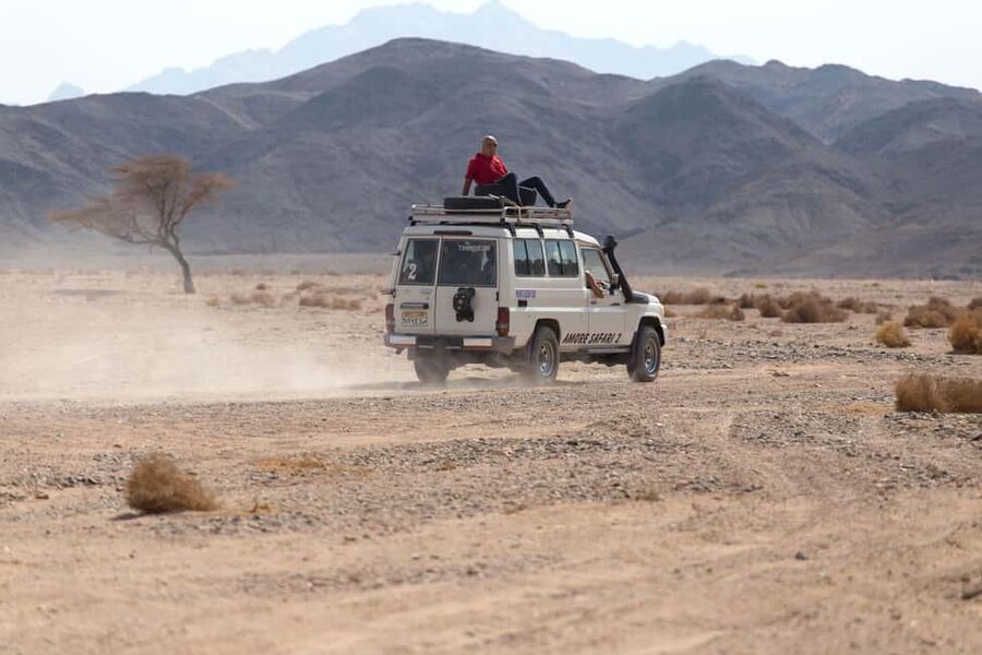 Hurghada: ATV Quad, Jeep and Buggy Safari with BBQ Dinner - The 30-minute ATV quad ride