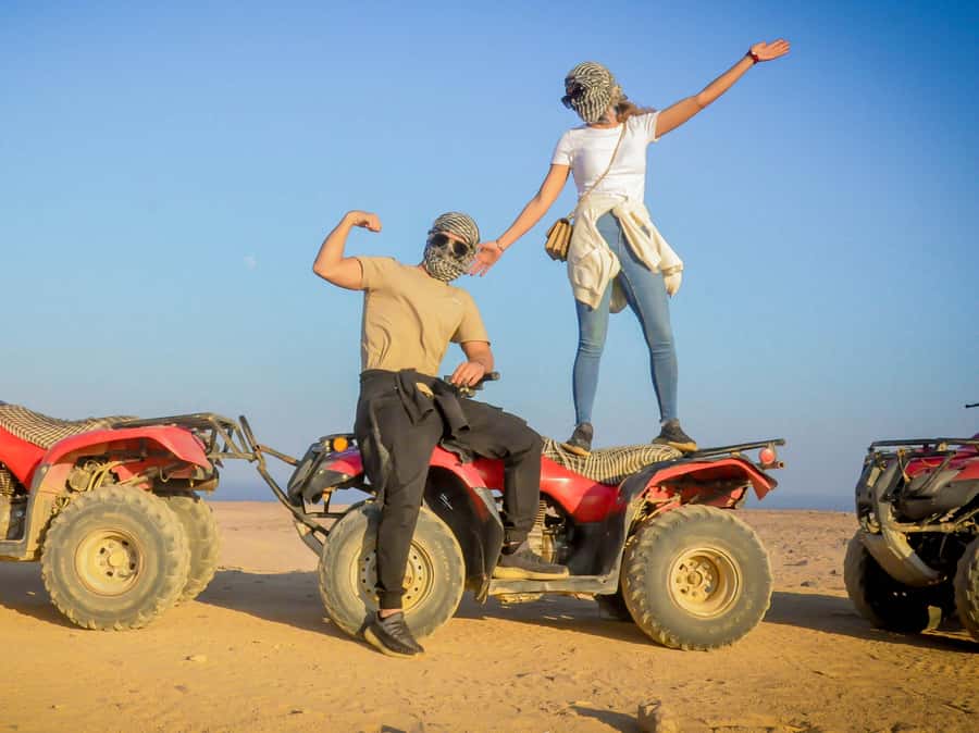 Hurghada: ATV Safari Tour with Camel Ride - What the desert route feels like