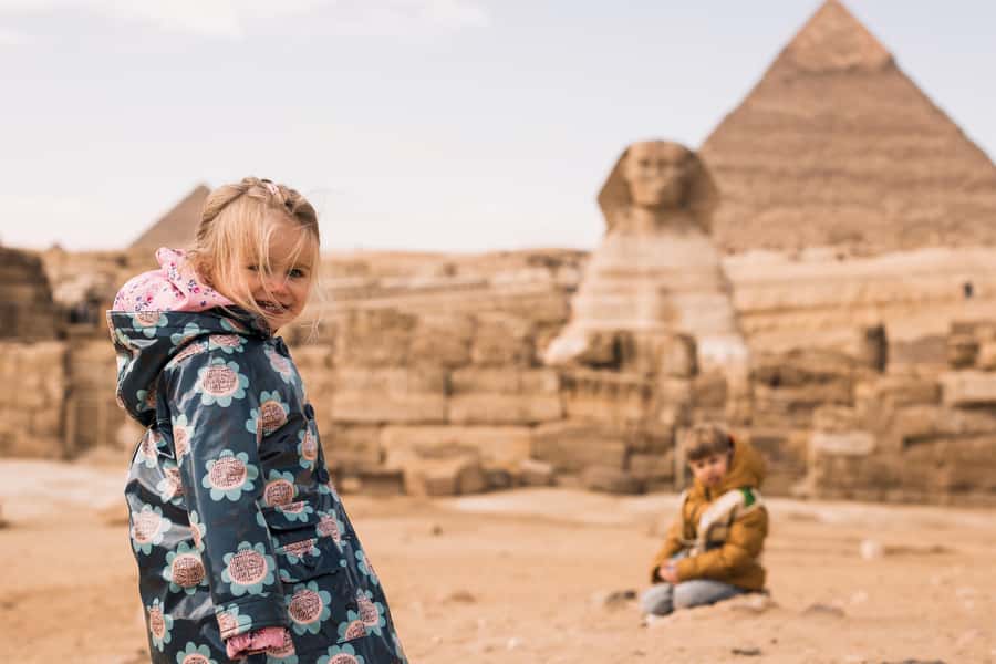 Hurghada Day Trip to Giza Pyramids, Sphinx, Museum and lunch - Lunch in Giza, with local food and extra-cost drinks