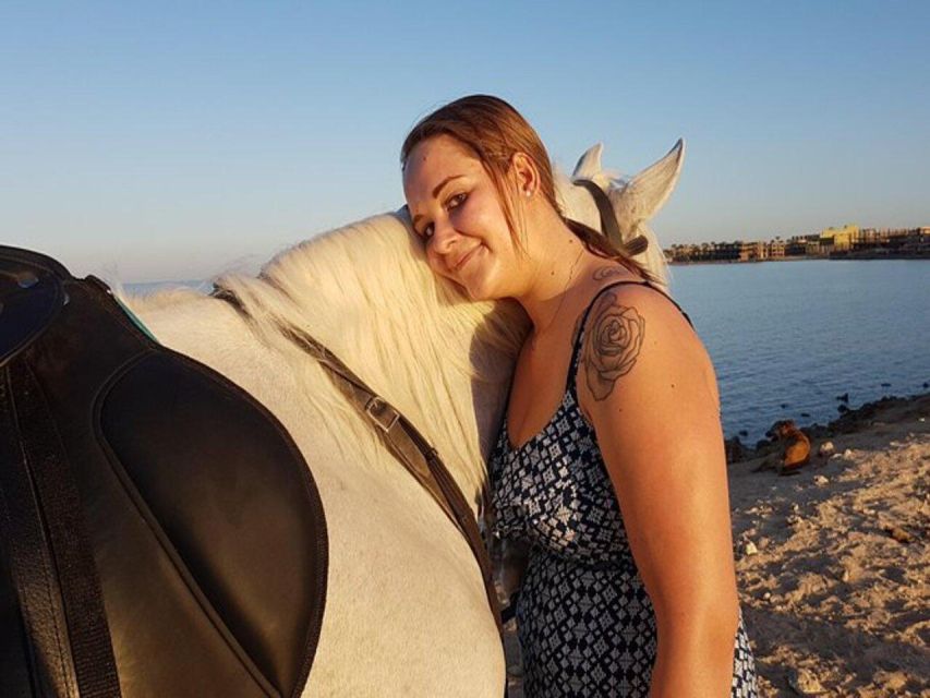 Hurghada: Desert and Sea Horseback Riding Tour with Transfer - Riding into the Red Sea
