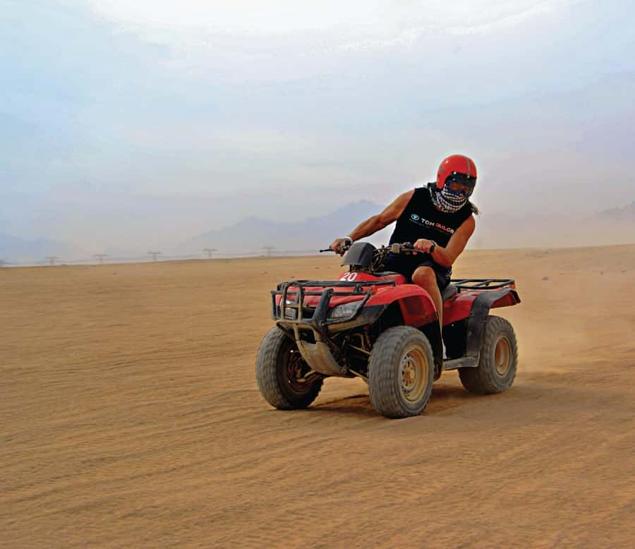 Hurghada: Desert Quad, Bedouin Village, and Camel Ride Tour - Getting started with the quad bikes
