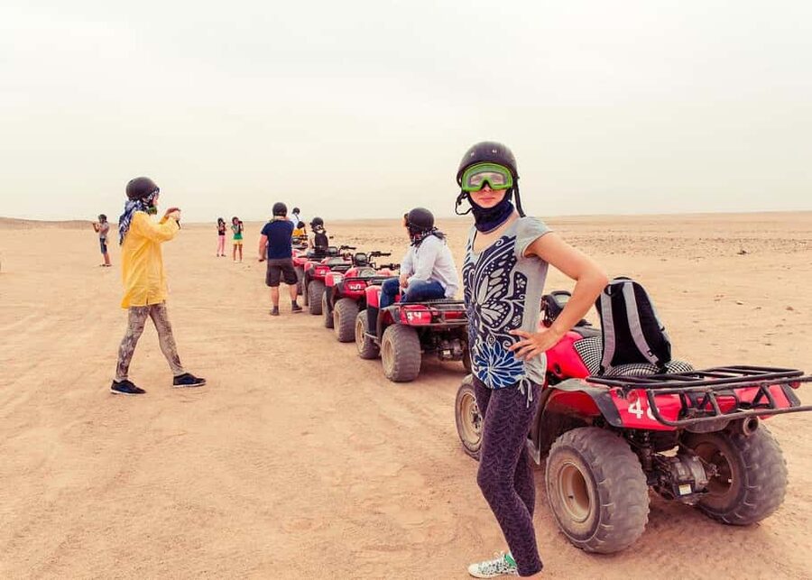 Hurghada: Desert Quad Bike and Buggy Adventure with Transfer - Guides and safety on the route