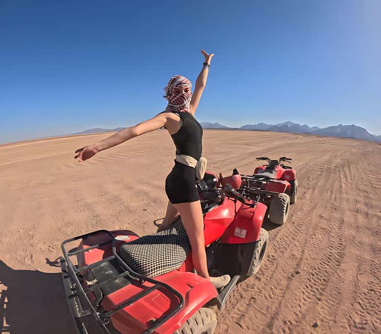 Hurghada: Desert Quad Bike and Buggy Adventure with Transfer - The 35-kilometre quad route