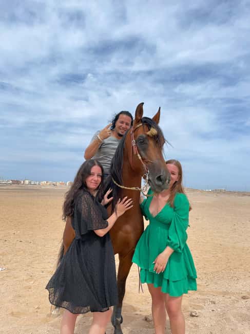 Hurghada: Desert & Sea Horse Riding with + 360° Photos - Getting comfortable with your Arabian horse