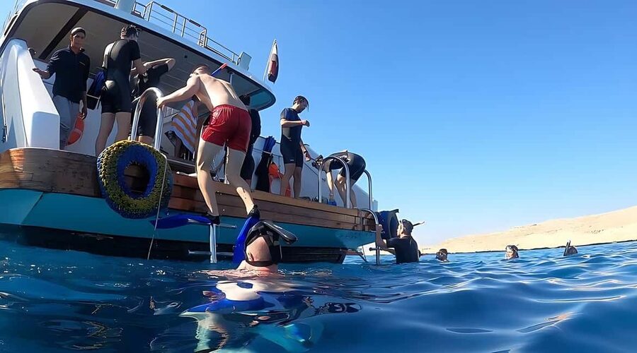 Hurghada:Eden Island Full-Day Trip with Water sports & Lunch - Eden Island, white sand, and 1.5 hours ashore