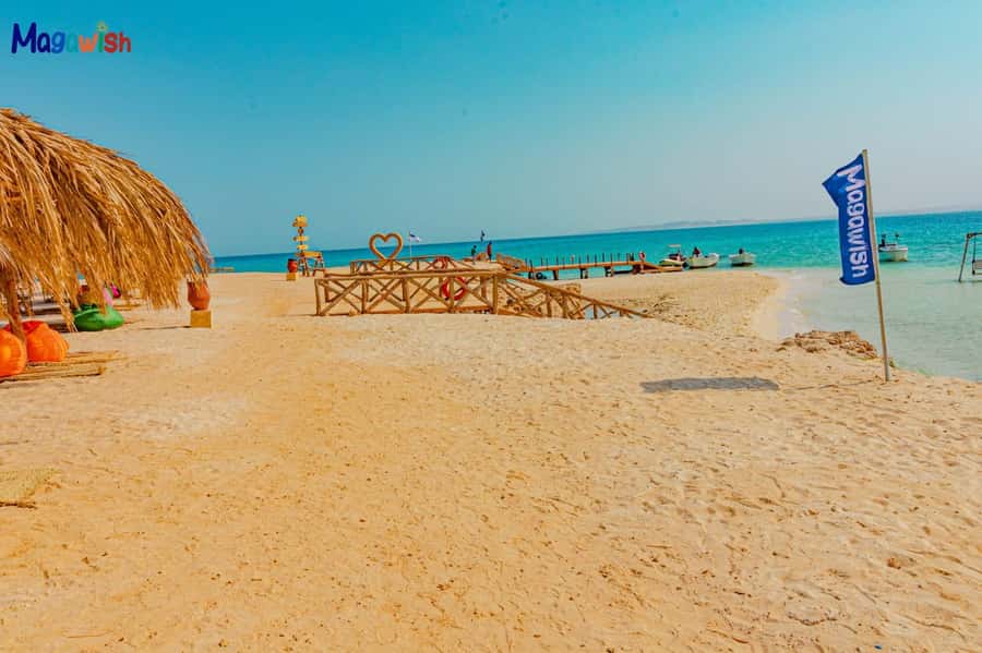 Hurghada: Elegance Yacht Cruise To Orange & Magawish island - Magawish Island and the second swim