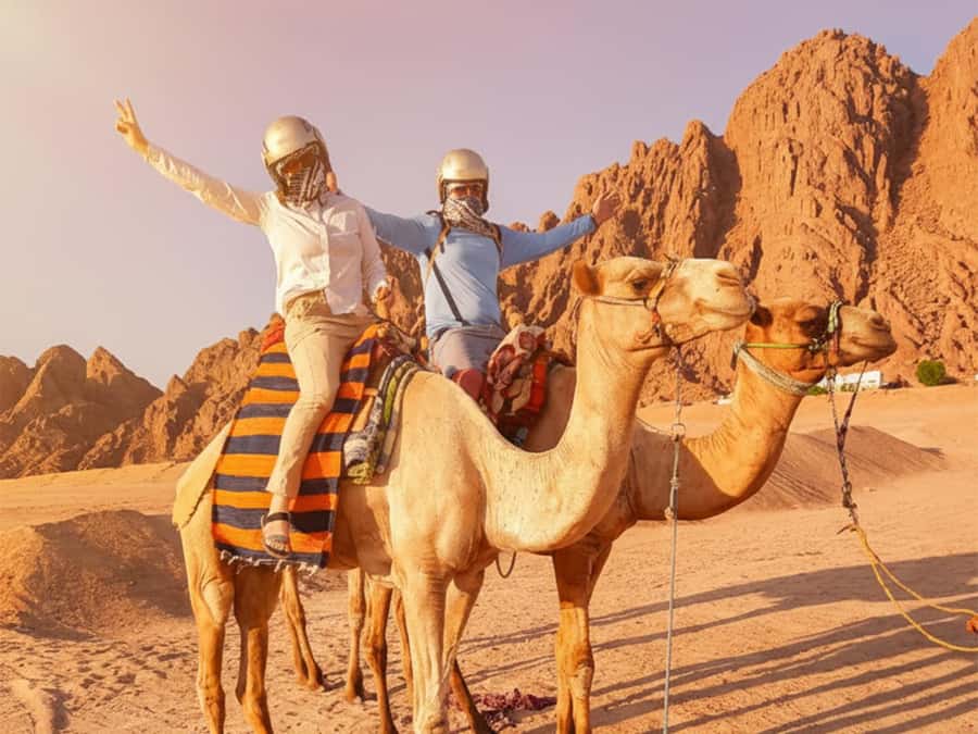 Hurghada: Full-Day Quad & Camel Ride, Stargazing, & Dinner - The camel stop and Bedouin setting