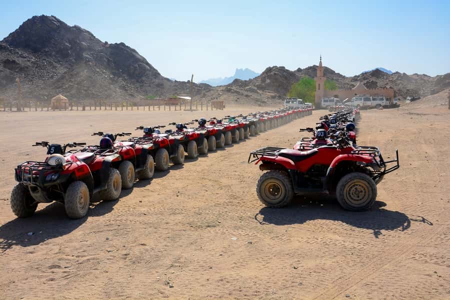 Hurghada: Full-Day Quad & Camel Ride, Stargazing, & Dinner - Dinner, music, and the evening camp