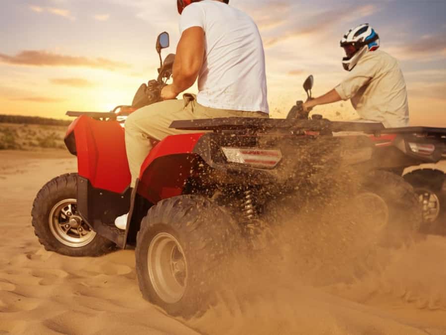 Hurghada: Full-Day Quad & Camel Ride, Stargazing, & Dinner - Getting comfortable on the quad bikes