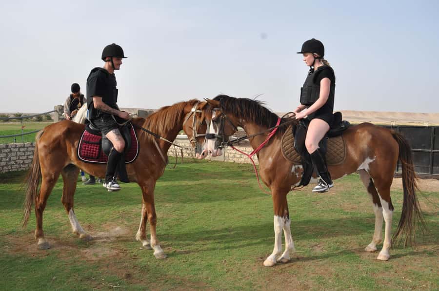 Hurghada: Horse Ride, BBQ Dinner, and Stargazing - Sunset from the desert valleys