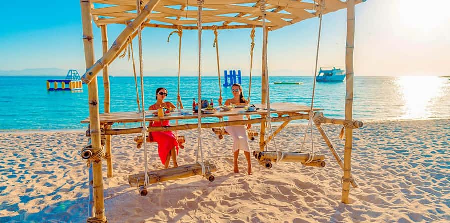 Hurghada: Hula Hula Island Boat Trip with Snorkeling & Lunch - Key points at a glance