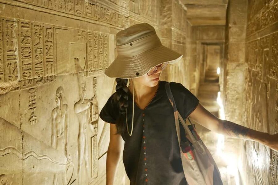 Hurghada: Luxor, Karnak Temple & Valley of the Kings - Hatshepsut Temple beneath the cliffs