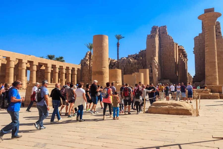 Hurghada: Luxor, Karnak Temple & Valley of the Kings - The Colossi of Memnon in a quick final stop