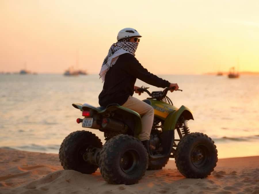 Hurghada: Morning Quad Bike Tour, Camel Ride and Transfer - The safety test before the engines start