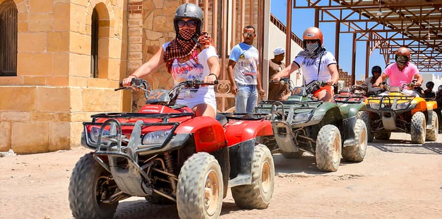 Hurghada: Morning Quad Bike Tour, Camel Ride and Transfer - Two hours across plains, valleys, and rough tracks