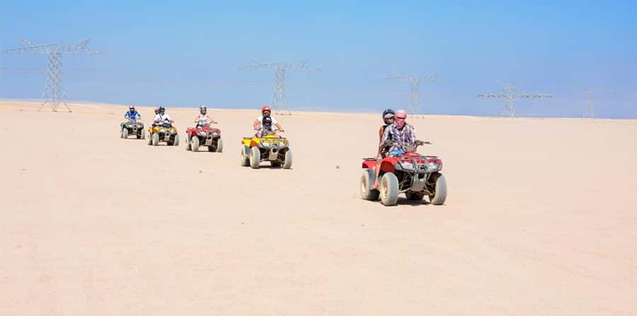 Hurghada: Morning Quad Bike Tour, Camel Ride and Transfer - Sunrise breakfast, horse riding, or a full evening