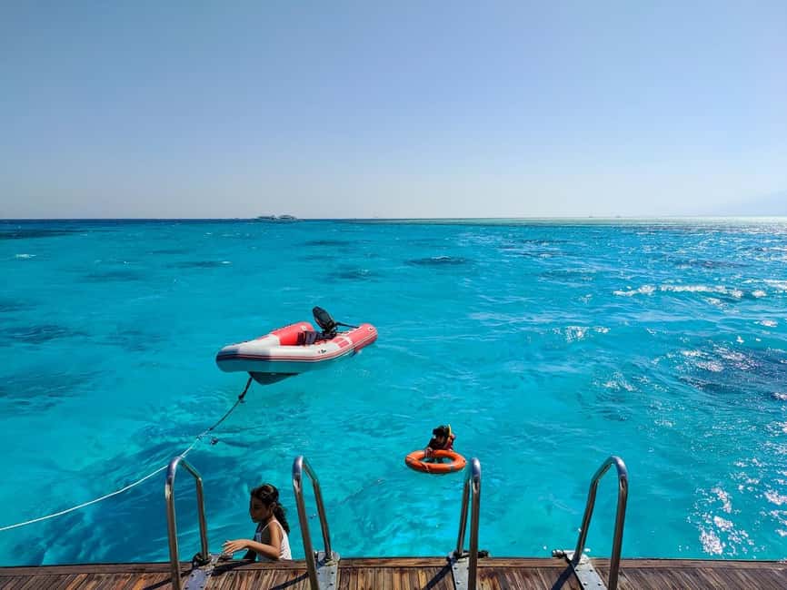 Hurghada: Orange Bay Day Trip with Water Sports and Lunch - Banana boat or sofa ride for the final burst of fun