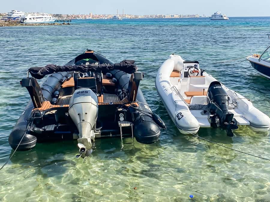 Hurghada: Orange Bay & Magawish Island Speedboat with Lunch - A Red Sea day built around two islands