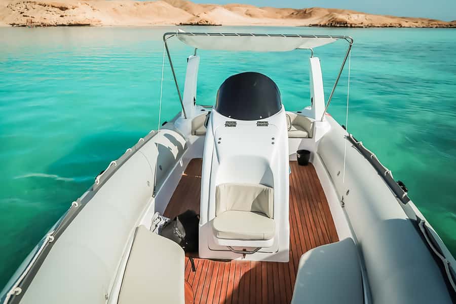 Hurghada: Orange Bay & Magawish Island Speedboat with Lunch - Two 20-minute snorkeling stops