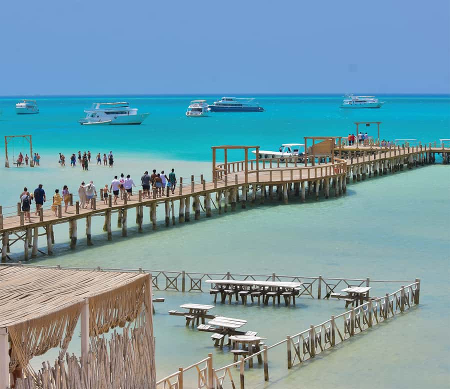 Hurghada: Premium Orange Island Cruise with Lunch & Transfer - Lunch and drinks make the price easier to justify