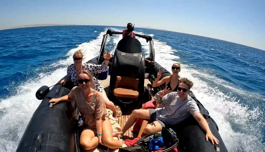 Hurghada: Private Speedboat to Dolphin House with Pickup - The shipwreck option when nature changes the plan
