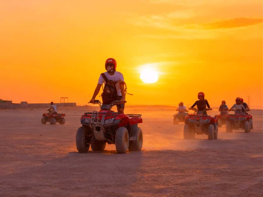 Hurghada Quad & ATV Ride with Camel, Desert Vibes & Sea View - Getting ready: helmets, test riding, and safety