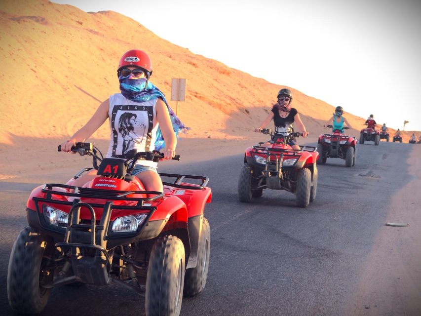 Hurghada: Quad Bike, Sea, Camel, Safari, Stargazing & Dinner - Sunrise, daytime, and evening choices