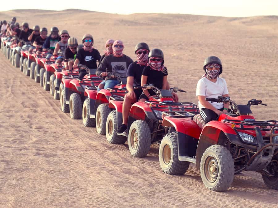 Hurghada: Quad Bike Tour of the Desert and Red Sea - Two hours across sand, stone, and open desert