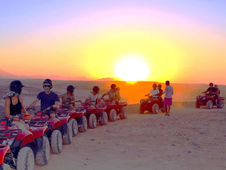 Hurghada: Quad Bike Tour of the Desert and Red Sea - Guides, photographers, and the human side