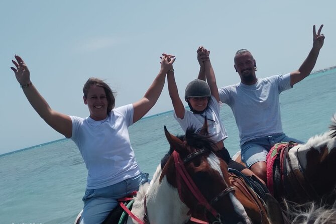 Hurghada: Red Sea & Desert Horse Riding Tour with Swimming - One hour across the Hurghada desert