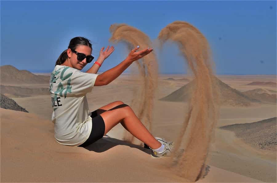 Hurghada: Red Sea Desert Quad Biking Tour & Sand Mountain - The 25-kilometer route through desert valleys