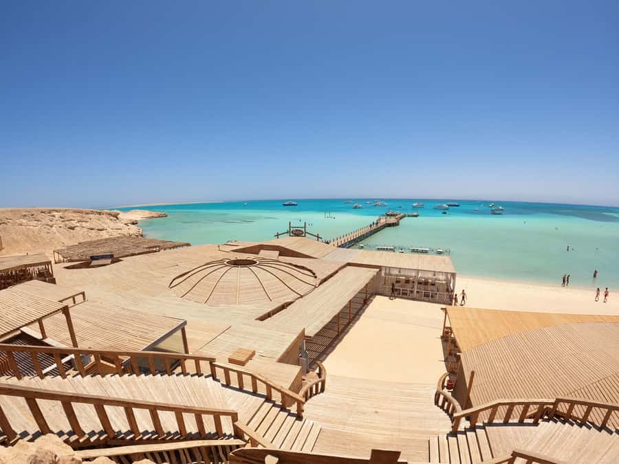 Hurghada: Royal Luxury VIP Cruise to Orange Bay with Lunch - Orange Bay, pale sand and a short island stay