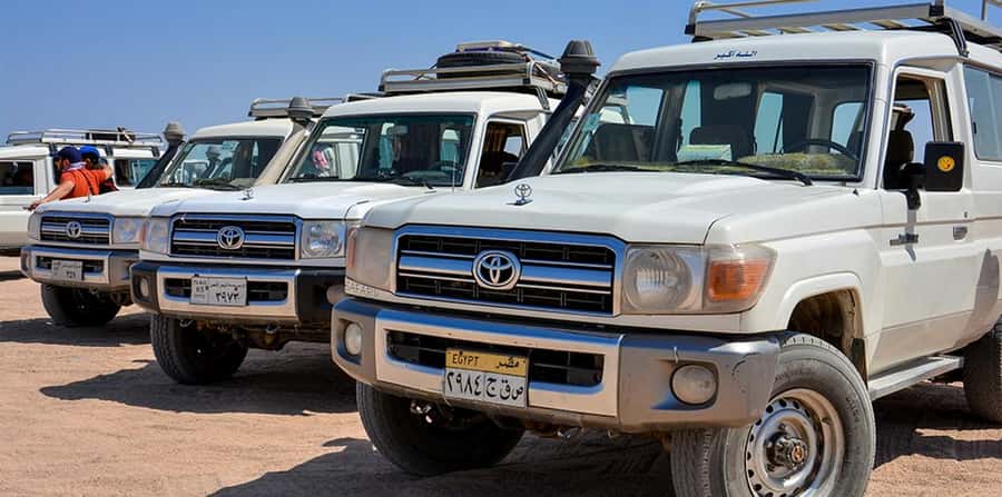 Hurghada: Safari Jeep, Buggy, Camel, Quad, Bedouin Dinner - Key points at a glance