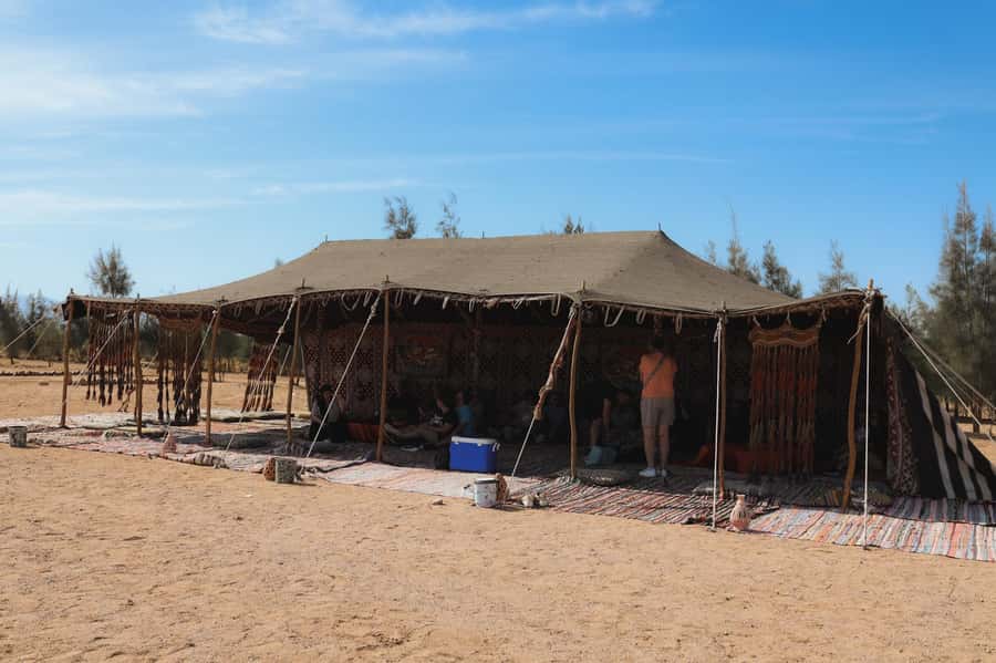 Hurghada: Sunset Camel Ride with Dinner - Dinner at the oasis