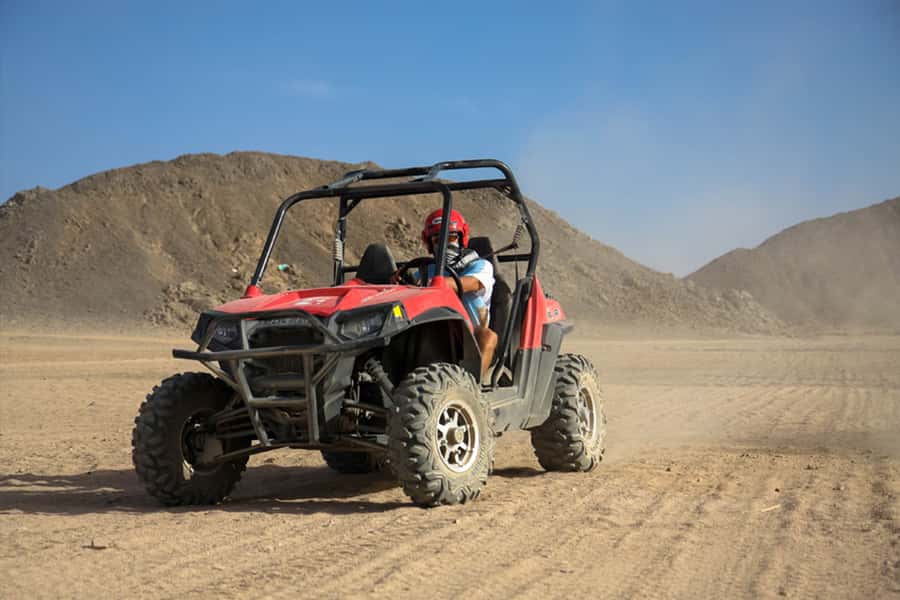 Hurghada: Sunset Desert Safari by Dune Buggy - Sunset over the Red Sea desert