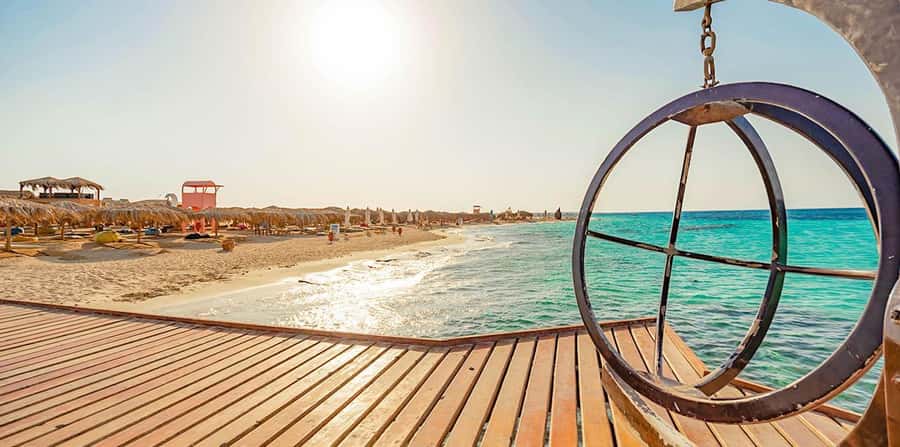 Hurghada Sunset Paradise Island Tour With Snorkeling & Lunch - Reaching the marina from Red Sea resorts