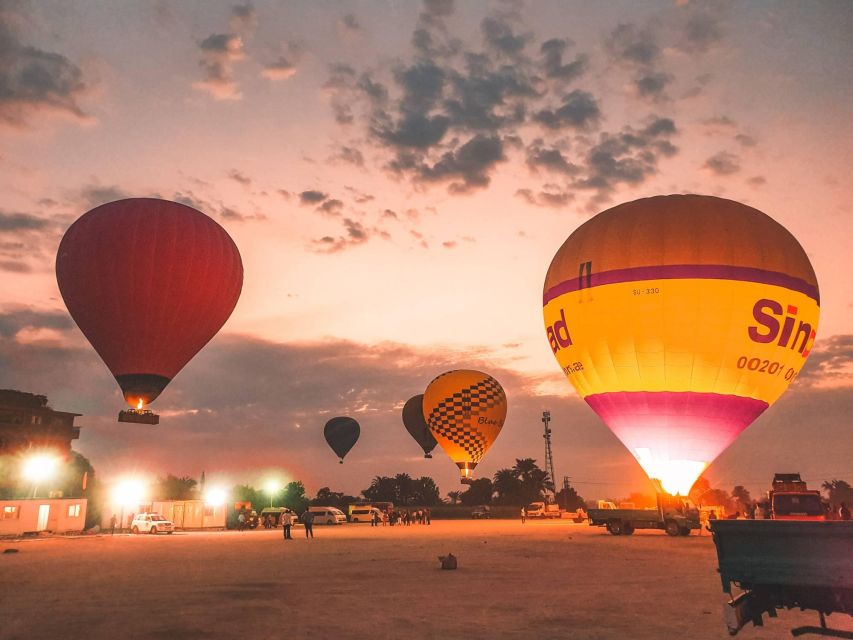 Luxor: Amazing Sunrise Hot Air Balloon Ride - Watching the balloons prepare for takeoff